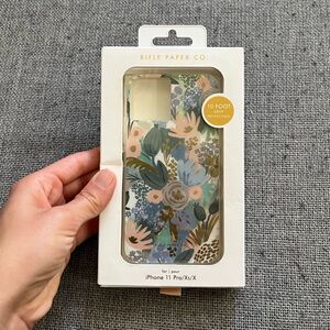 NWT Rifle Paper iPhone 11 Pro/Xs/X case